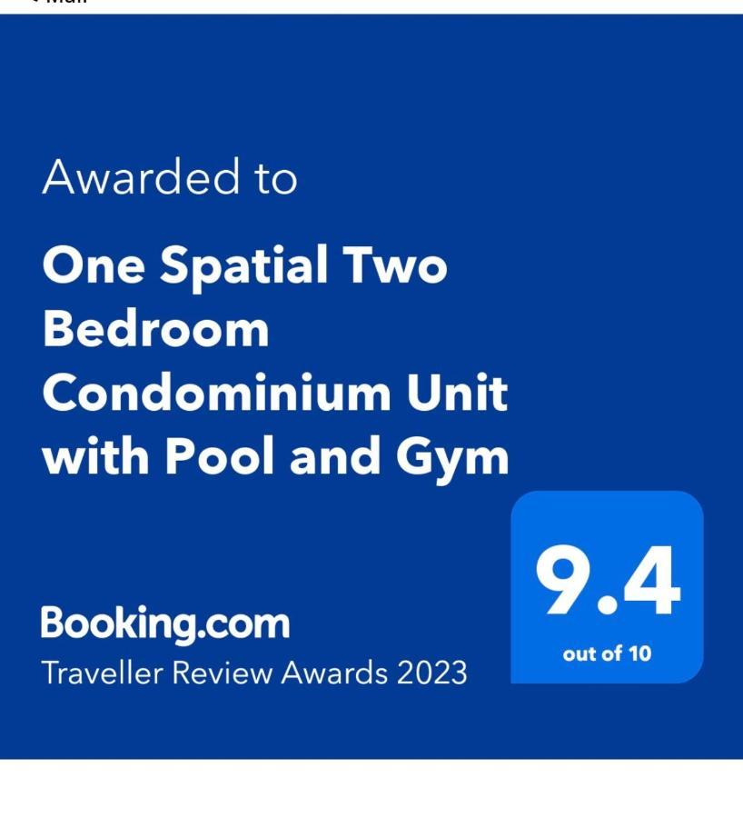 One Spatial Two Bedroom Unit With Pool And Gym Free Netflix And Wifi Apartment